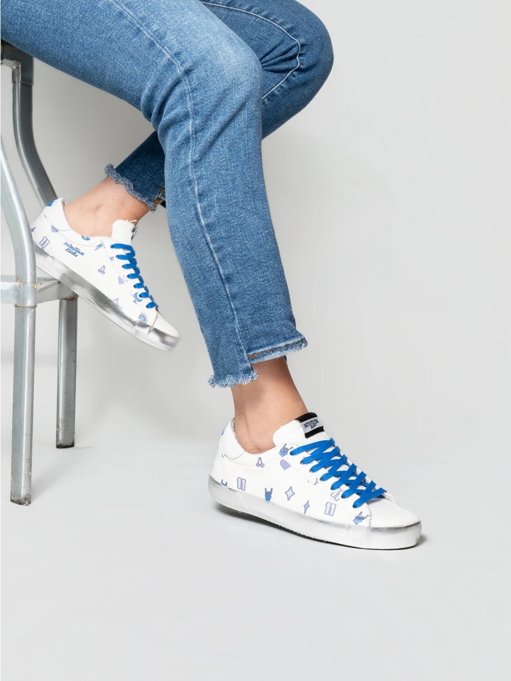 NWOT Women’s Fiducia Blue | Luxury Italian Sneakers by Intuition Kicks